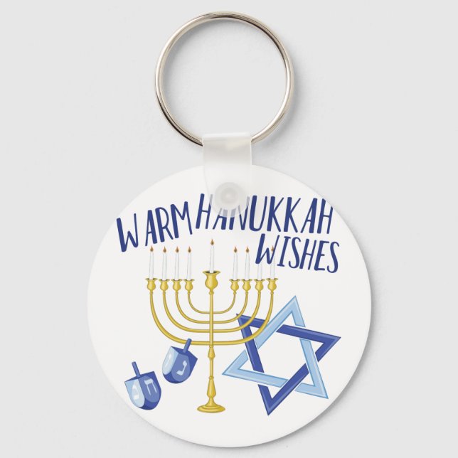 Hanukkah Wises Schlüsselanhänger (Vorderseite)