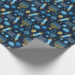 Hanukkah Wrapping Paper Geschenkpapier