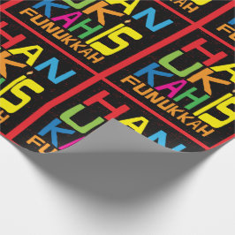 Hanukkah Wrapping Paper "Hanukkah is Funukkah" Geschenkpapier
