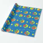 Hanukkah Wrapping Paper "Oh, Dreidel..." farbig Geschenkpapier<br><div class="desc">"Oh,  del,  dreidel,  dreidel... " farbiges,  verpacktes Papier.Genießen Sie mein neuestes Verpackungspapierdesign. Die Preise variieren je nach Wahl zwischen 4 Papiertypen und 5 Papiergrößen.
Danke,  dass Sie anhalten und einkaufen. Sehr geschätzt! Chag/Happy Chanukah/Hanukkah!</div>