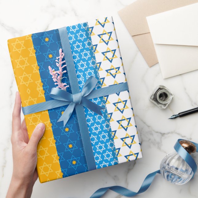 Hanukkah Wrapping Paper Party liefert Geschenkpapier (Schenken)