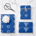 Hanukkah Wrapping Paper Sheets Geschenkpapier Set<br><div class="desc">Hanukkah Wrapping Paper Sheets sind perfekt für Ihre Hanukkah Feier.</div>