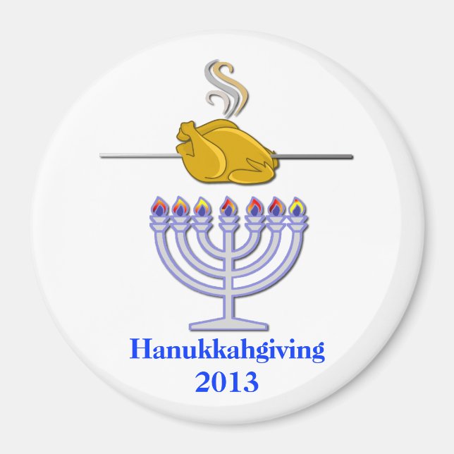 Hanukkahgiving Magnet (Vorne)