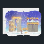 Hanukkahville Chanukka KARTE 2015<br><div class="desc">Chanukka-Karte 2015 kennzeichnet eine magische Stadt,  die Hanukkahville,  jeder Willkommen,  um die Kerzen,  Zuhause sich zu freuen und zu beleuchten für die Feiertage genannt wird!  Entworfen und durch Diane Heller geschaffen.  Sehen Sie Hannukahville auf Facebook! Glückliches Chanukka/Chanukkah! Jedoch Sie Bann es!!</div>