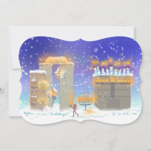 Hanukkahville Chanukka KARTE 2015
