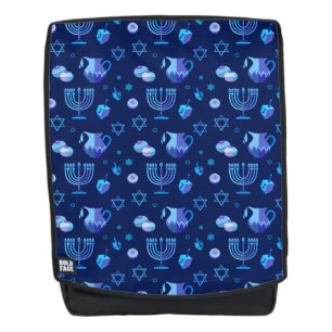 Hanukkia Frohes Chanukka Jüdischer Feiertag Menora Rucksack
