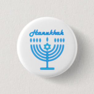Hanukkiah glücklich Hanukkah jüdischen Urlaub Me Button