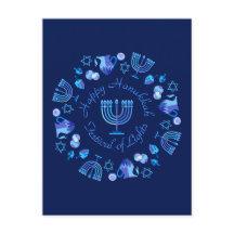 Hanukkiah Happy Hanukkah Jewish Holiday Menorah