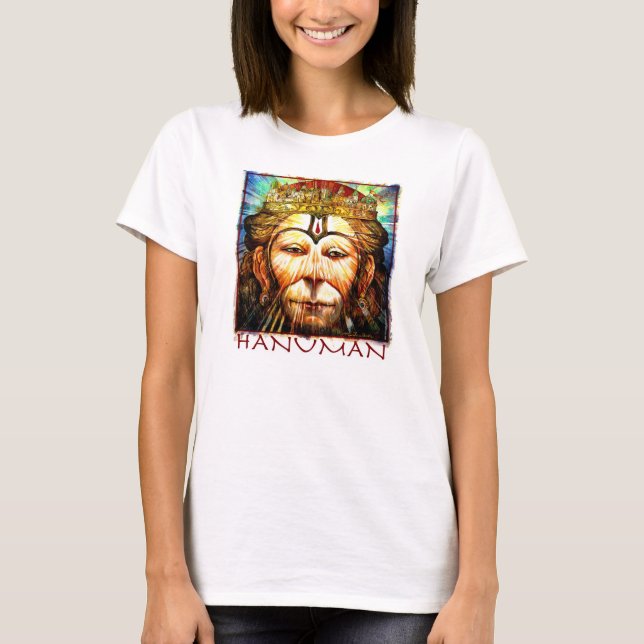 Hanuman! Der T - Shirt der Frau (Vorderseite)