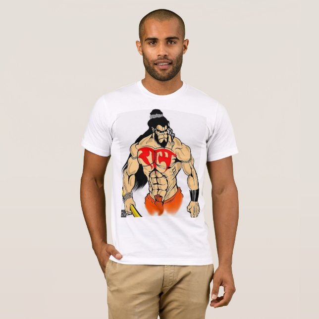 Hanuman Druck-T-Shirt T-Shirt (Vorne ganz)