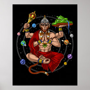 Hanuman Hindu Gott Poster
