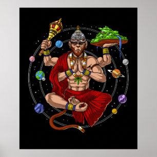 Hanuman Hindu Gott Poster
