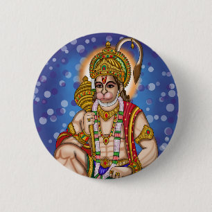 Hanuman-Knopf Button