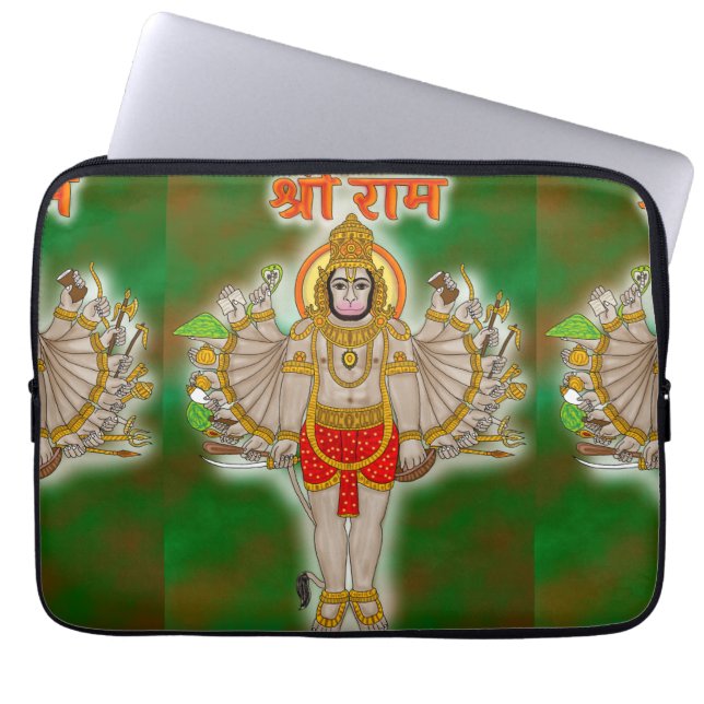 Hanuman Laptop Cover (Vorderseite)