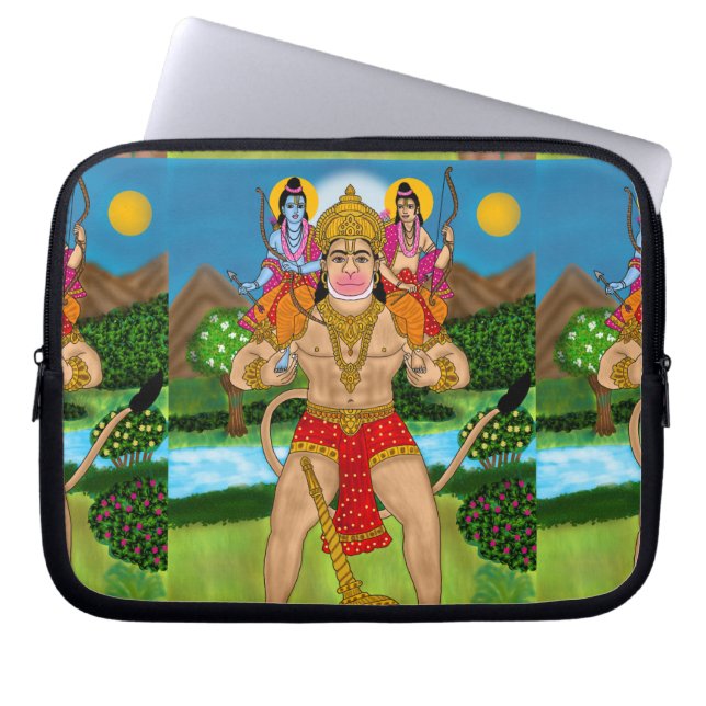 Hanuman-Laptoptasche Laptopschutzhülle (Vorderseite)