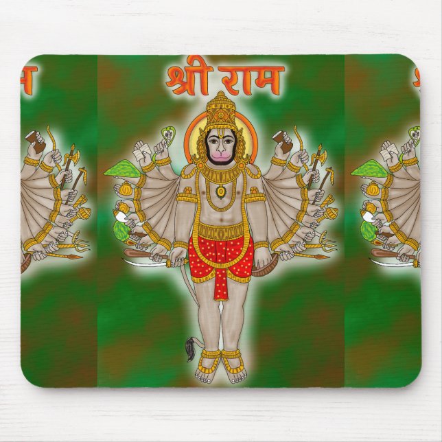 Hanuman-Mauspad Mousepad (Vorne)