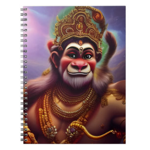 Hanuman nimmt eine Selfie Notizblock