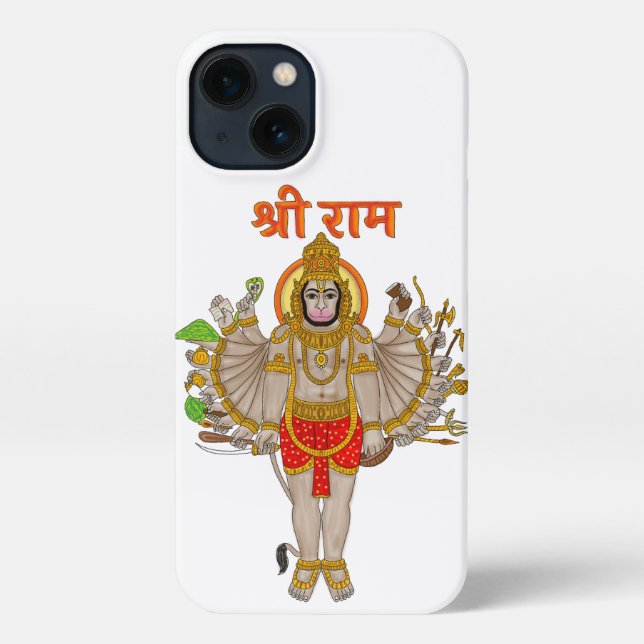 Hanuman Phone Cover iPhone Hülle (Rückseite)
