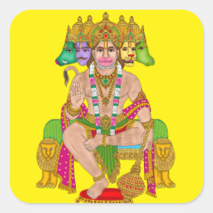 Hanuman Sticker   Hindu Lord Hanuman Spirituelle K