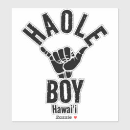 HAOLE BOY SHAKA HAWAII AUFKLEBER
