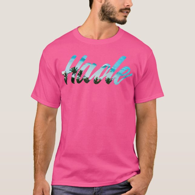 Haole Hawaii Apparel Palm Tree T-Shirt (Vorderseite)