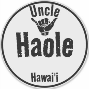 HAOLE UNCLE SHAKA HAWAII AUFKLEBER