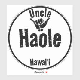 HAOLE UNCLE SHAKA HAWAII AUFKLEBER