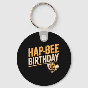 Hap-Bee Geburtstag Lustiger Biene Liebhaber Männer Schlüsselanhänger