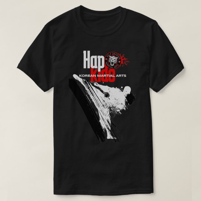 Hap Ki Do Korean Martial Arts Hapkido T-Shirt (Design vorne)
