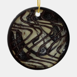 Hap-pie Weihnachten Funny Food Pun Keramik Ornament