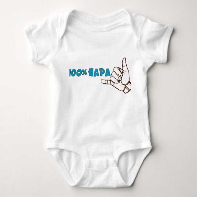 Hapa Baby-Kleidung 100% Baby Strampler (Vorderseite)