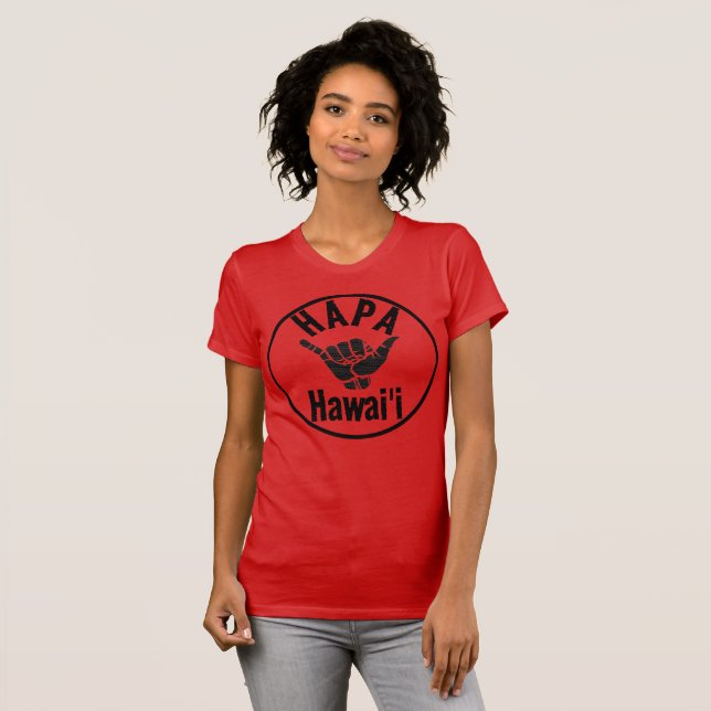 HAPA HAWAII-GERICHTSHAKA T-Shirt (Vorne ganz)