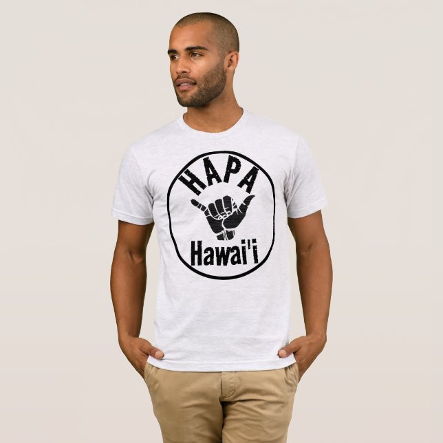 HAPA HAWAII-GERICHTSHAKA T-Shirt (Vorne ganz)