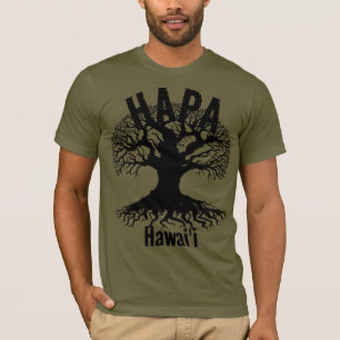 HAPA HAWAII ROOTS Blk T-Shirt