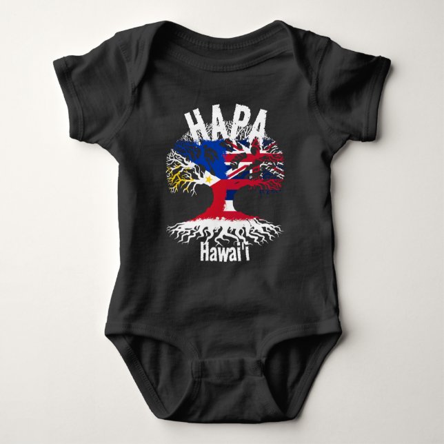 HAPA PHILIPPINES HAWAII ROOTS BABY STRAMPLER (Vorderseite)
