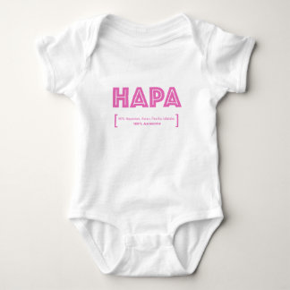 HAPA Pride Half Asiatisch-Pazifischer Islander Baby Strampler