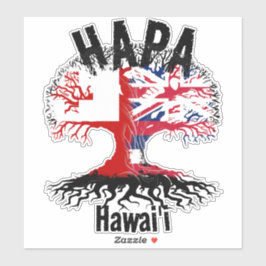 HAPA TONGA HAWAII ROOTS AUFKLEBER