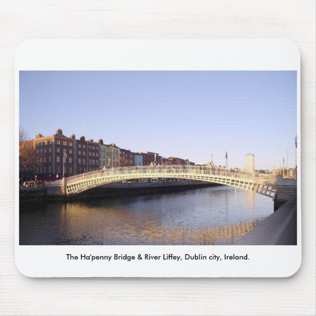Ha'penny Bridge Dublin City Irland Mousepad (Vorne)