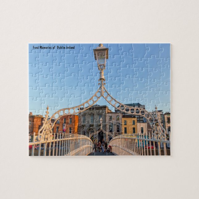 Ha'penny Bridge Dublin Irland Jigsaw Puzzle (Horizontal)