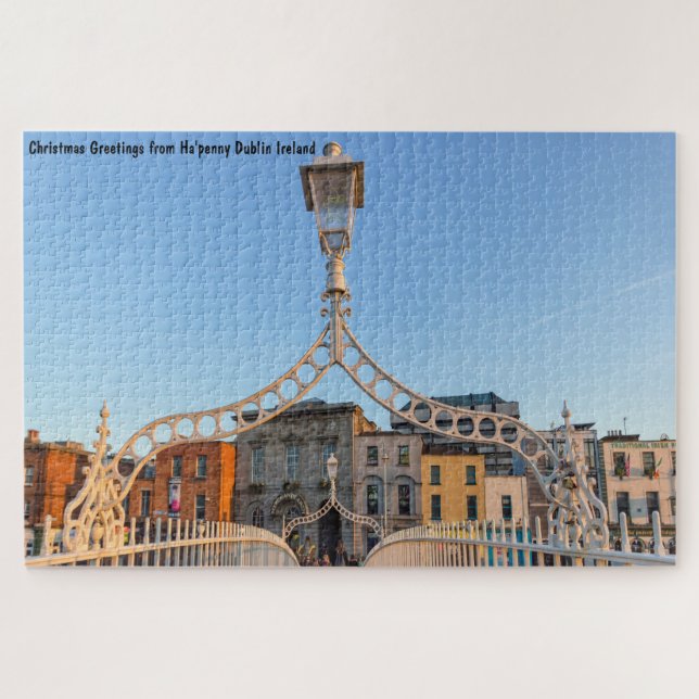 Ha'penny Bridge Dublin Irland Jigsaw Puzzle (Horizontal)