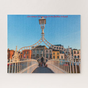 Ha'penny Bridge Dublin Irland. Jigsaw Puzzle