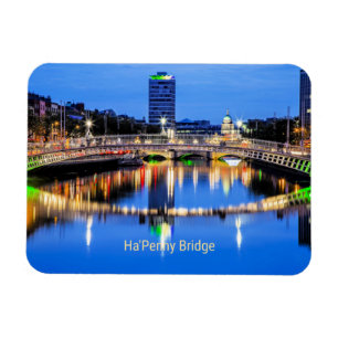 Ha'Penny Bridge, Dublin, Irland Magnet