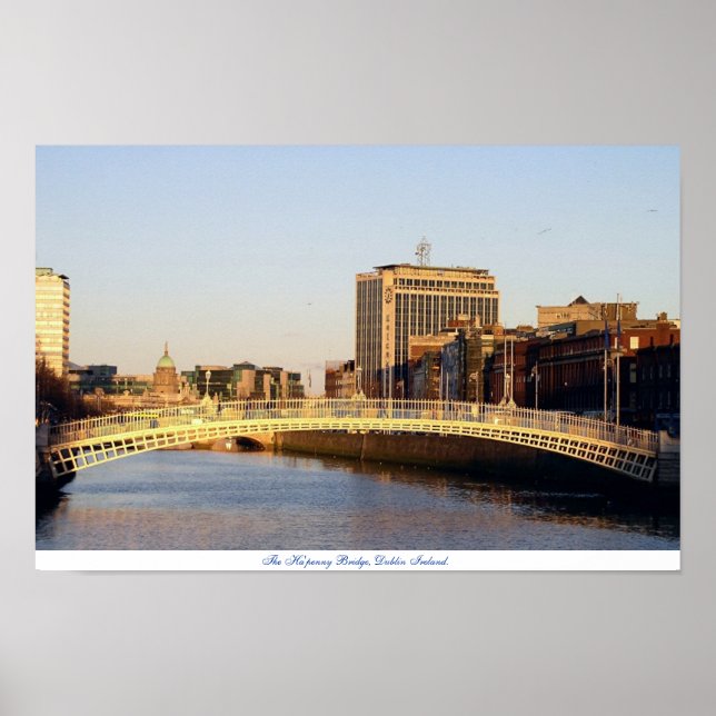 Ha'penny Bridge Dublin Irland Poster (Vorne)