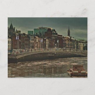 Ha'penny Bridge Postkarte
