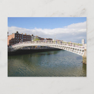 Ha'penny Bridge Postkarte