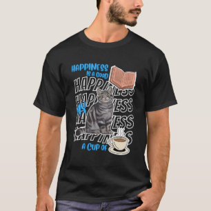 Hapess ist amerikanische Kurzhaarkatzen Bücher Kaf T-Shirt