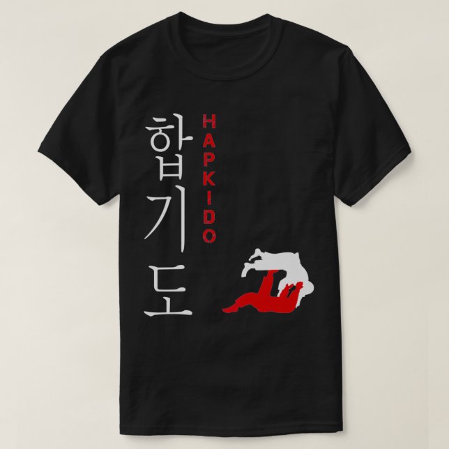 Hapkido Korean Martial Art Fighter Premium  T-Shirt (Design vorne)