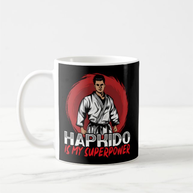 Hapkido-Krieg zur militärischen Selbstverteidigung Kaffeetasse (Links)