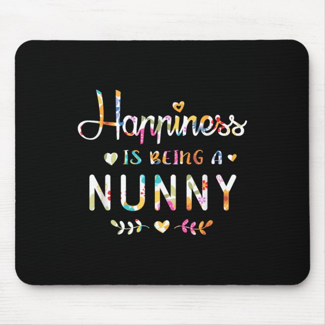 Hapness ist ein Niedliches Oma-Weihnachtsgi der So Mousepad (Vorne)