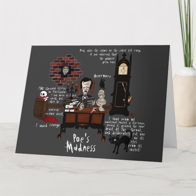 "HaPoe Geburtstags-" Gruß-Karte Karte (Vorderseite)